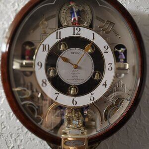 Seiko x Beetles x Swarovski Wall Clock